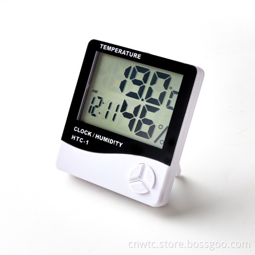 HTC-1 Indoor Temperature and Humidity Monitor: Accurate Digital Thermometer & Hygrometer